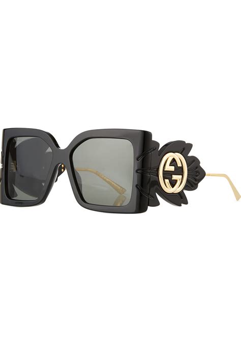 gucci square acetate optical glasses